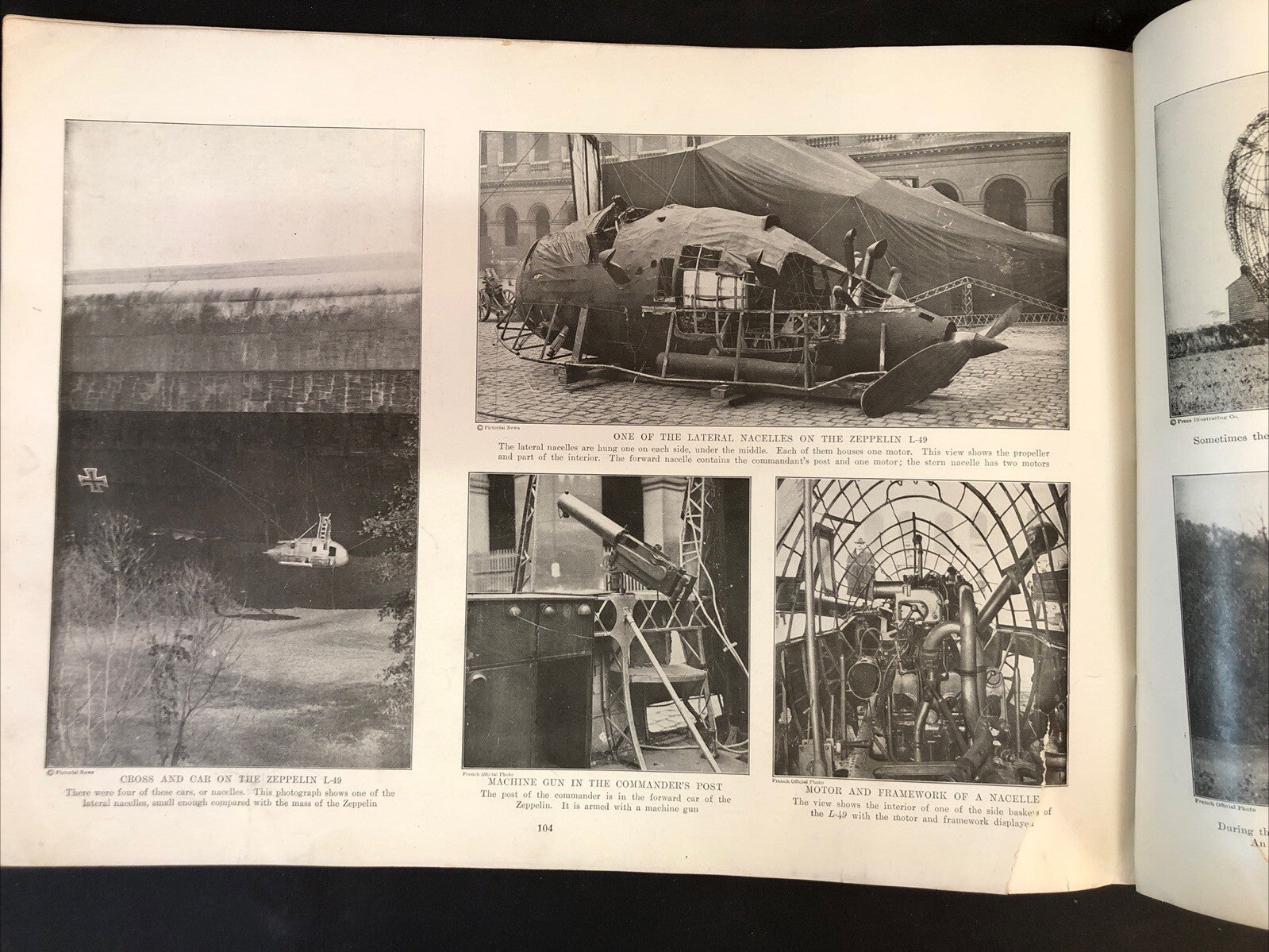 World War I Pictorial Book Oversized - Missing covers and pages 1-4