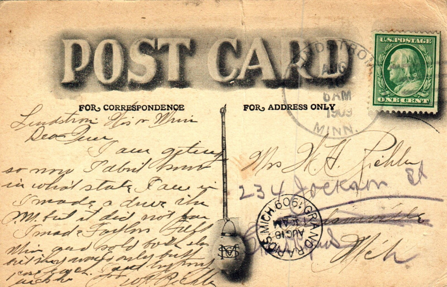 1909 Lindstrom Minn MN Minnesota An Ideal Summer Resort