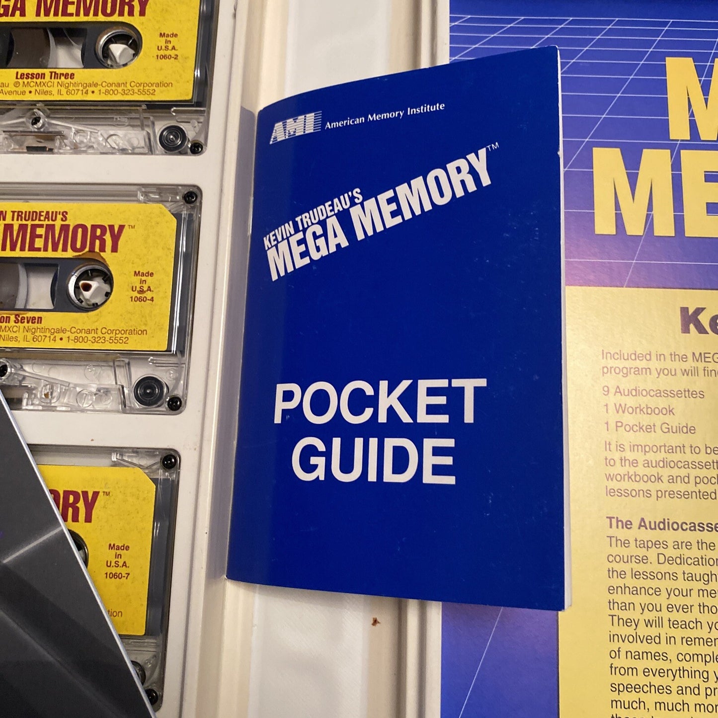 Kevin Trudeau's Mega Memory Cassette Training Tapes Nightengale Conant