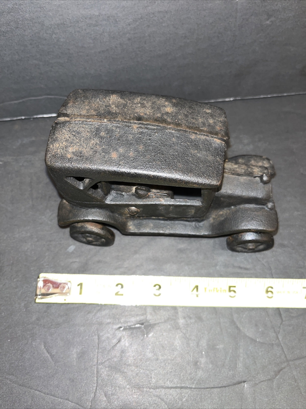 ✅ Antique Rare 1918 Cast Iron FORD MODEL T JM 135 Black Toy art Car Over 2 lbs