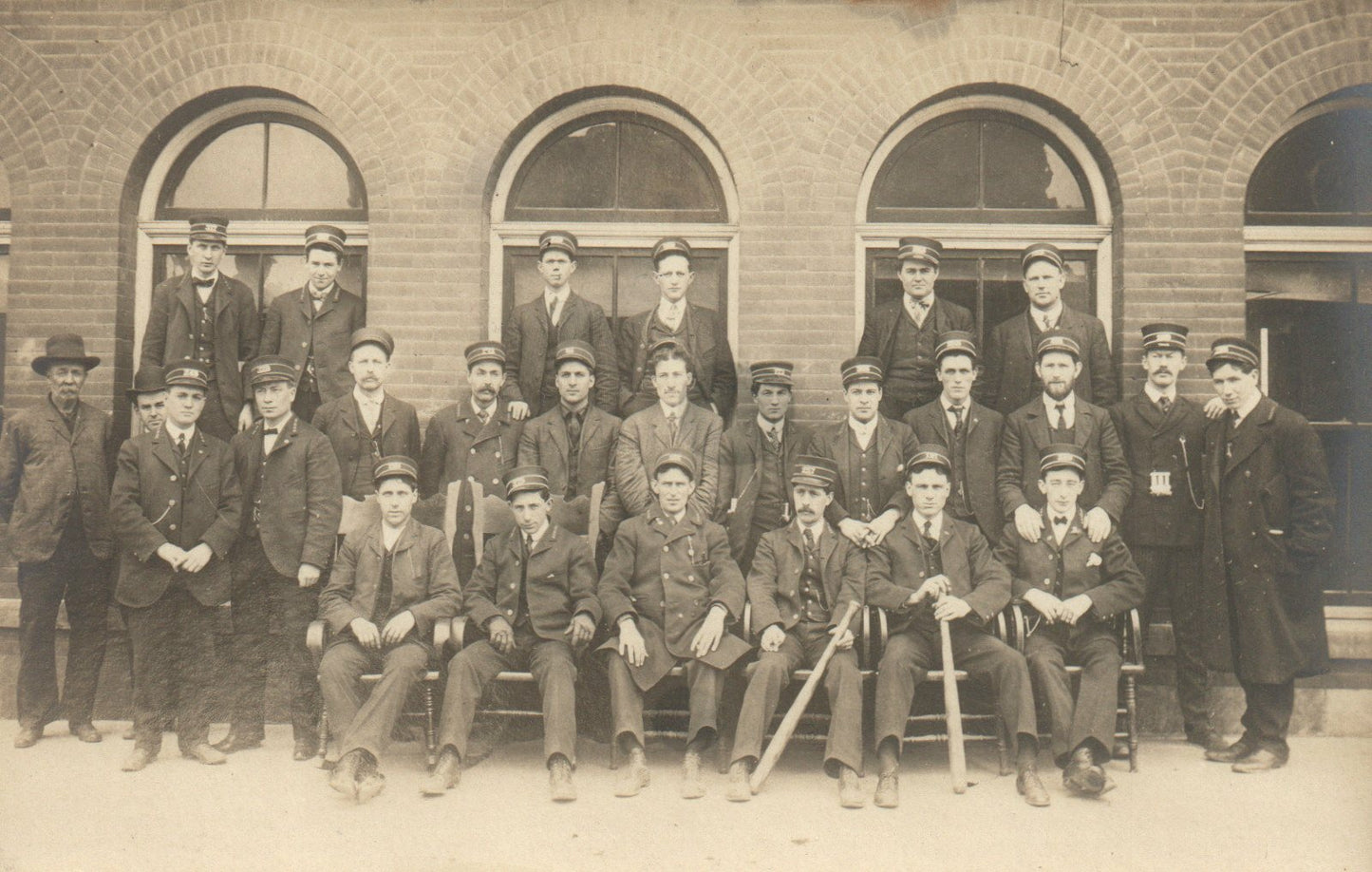 Real Photo Cable Car Conductor 's Grand Rapids MI Michigan Postcard
