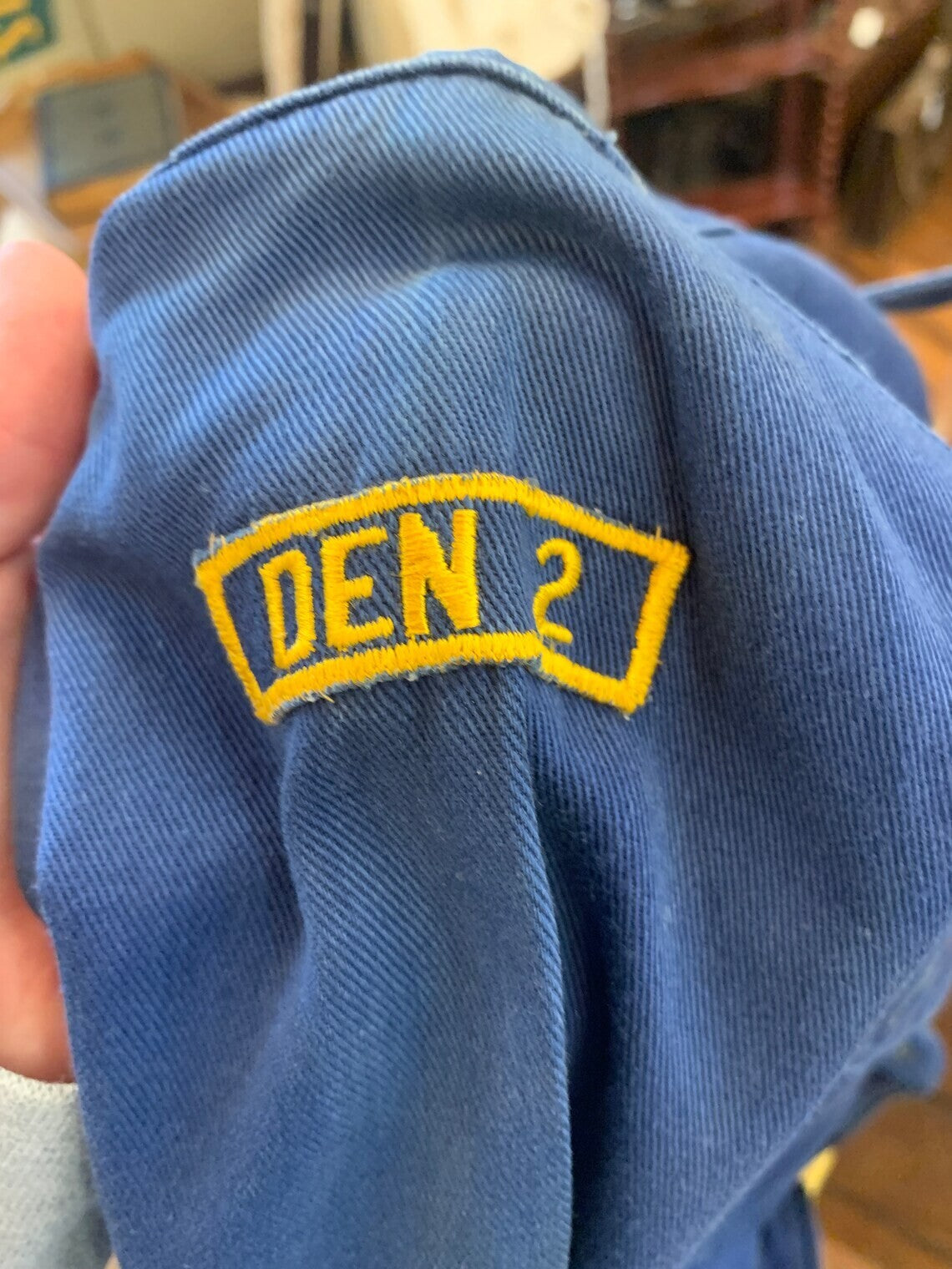 Vintage Boy Scouts of America Shirt Neckerchief Patched Shirt Ithaca MI Michigan