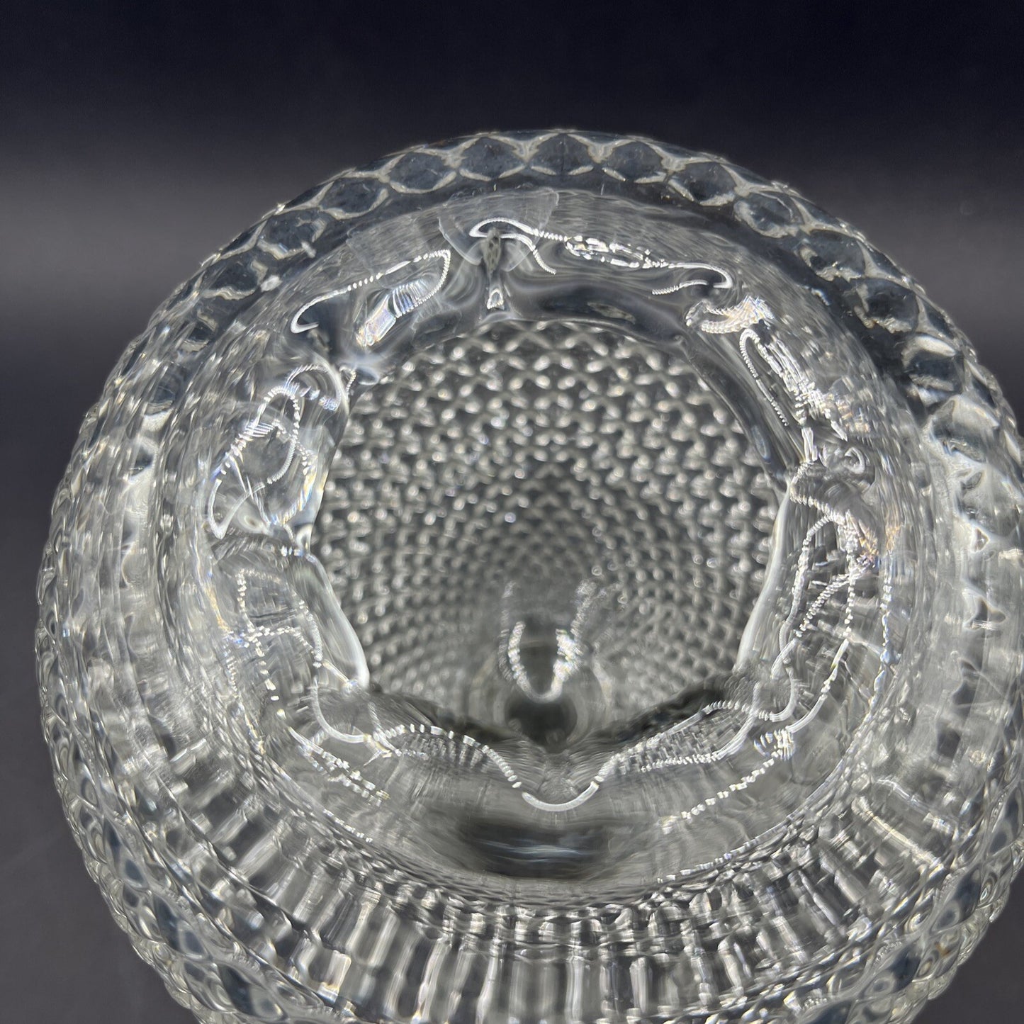 Vintage Blown Glass Ivy Ball