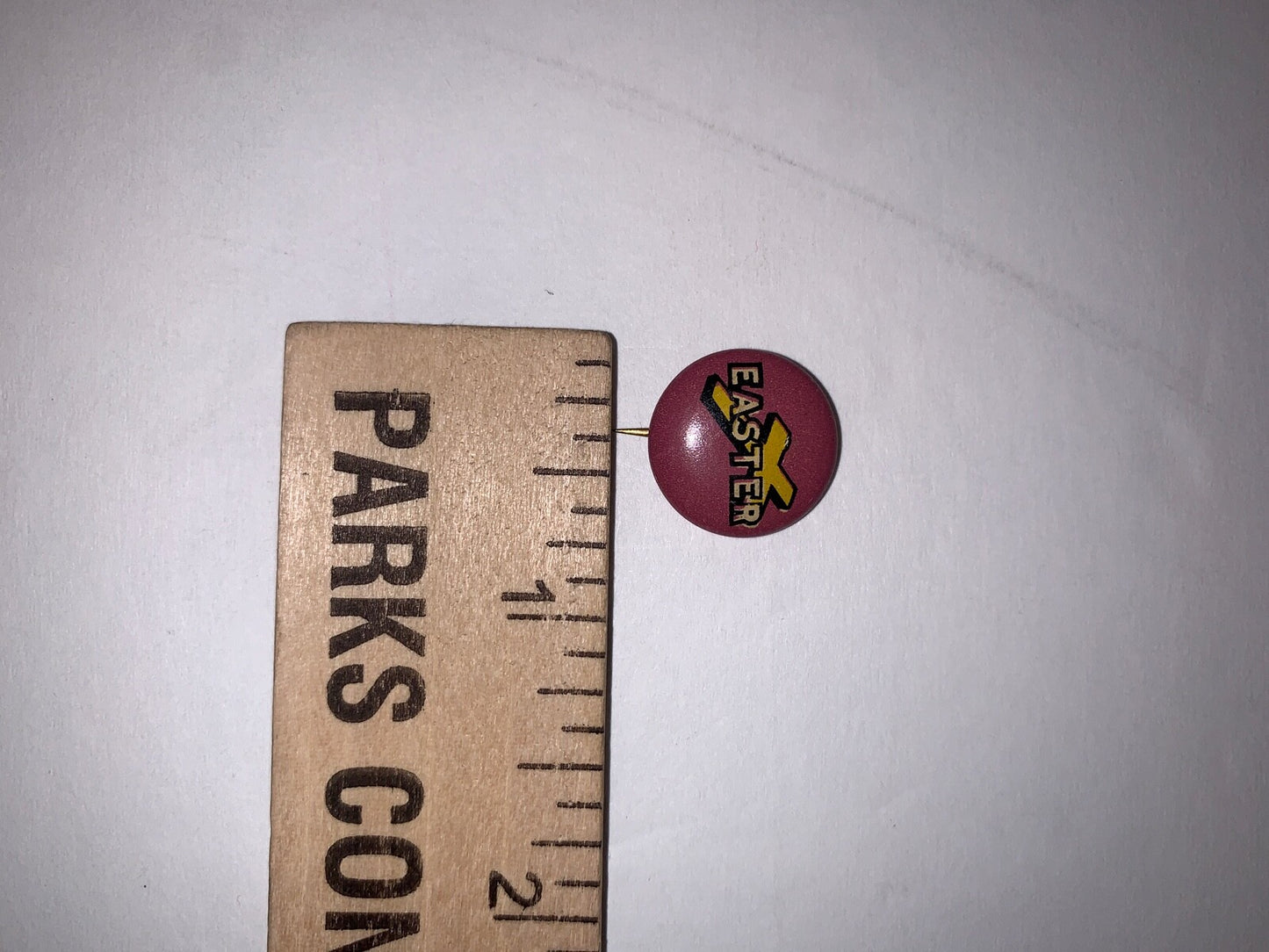 Vintage Sunday SchoolEaster Cross 5/8" Litho Pinback