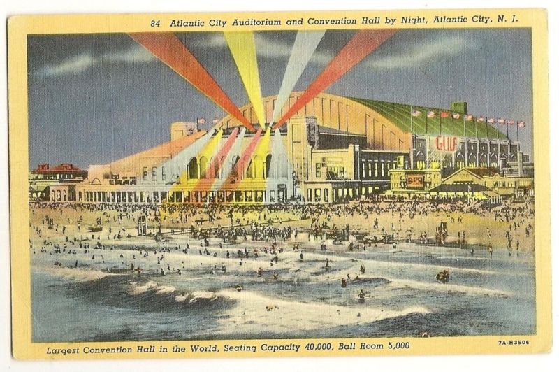 Atlantic City Convention Hall Auditorium New Jersey NJ