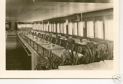 Real Photo RPPC Small Interior of ship boat great condition Postcard