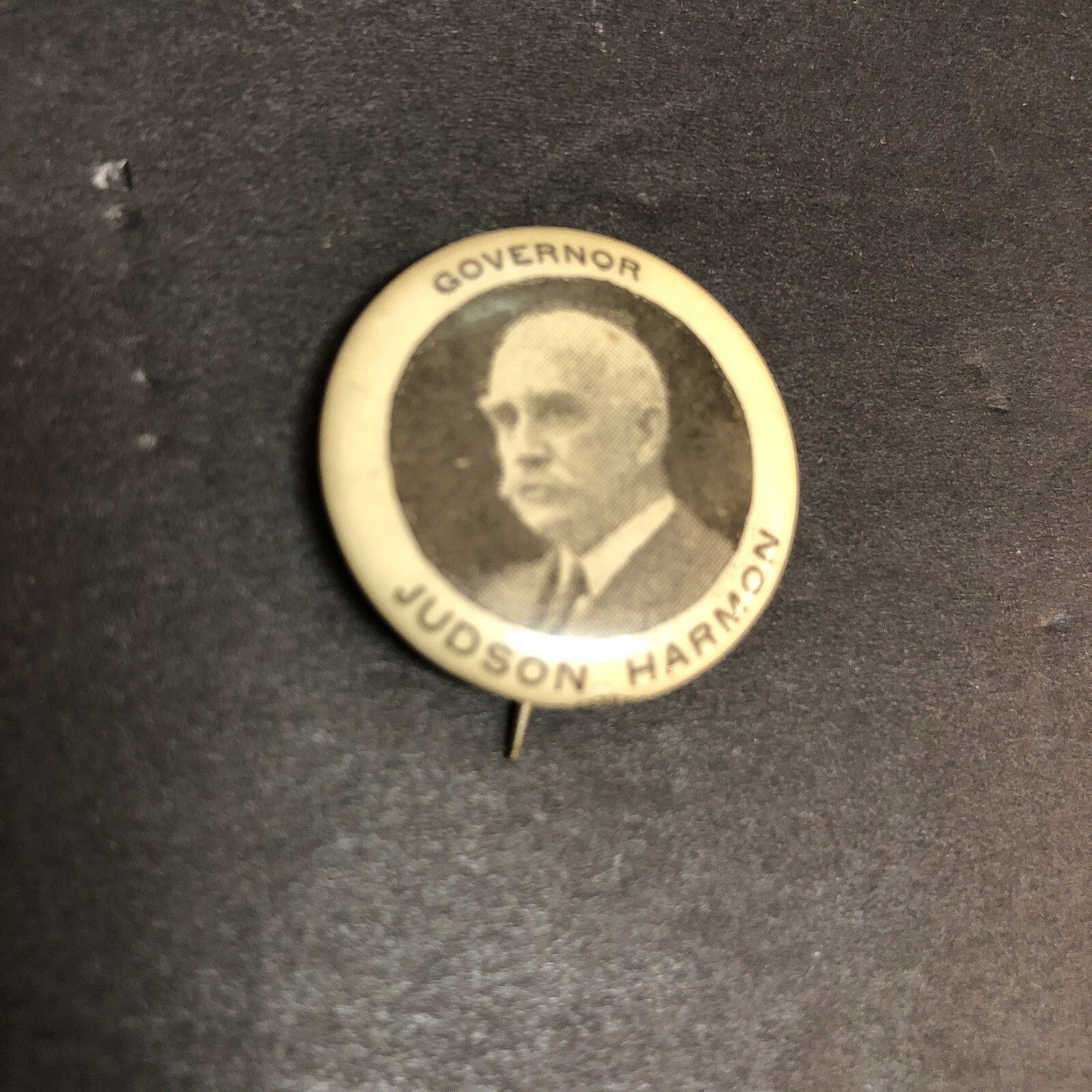 Governor Judson Harmon Celluloid 1" Political Pin