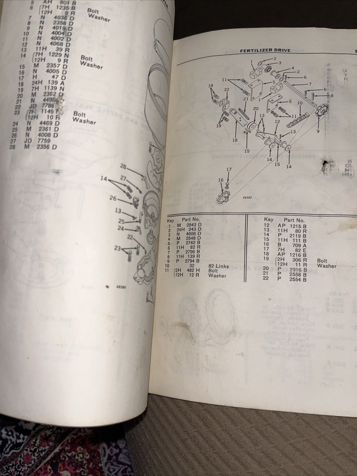 Vtg John Deere Unit Planter cotton & Corn No. 23B Rear Mounted Operator's Manual