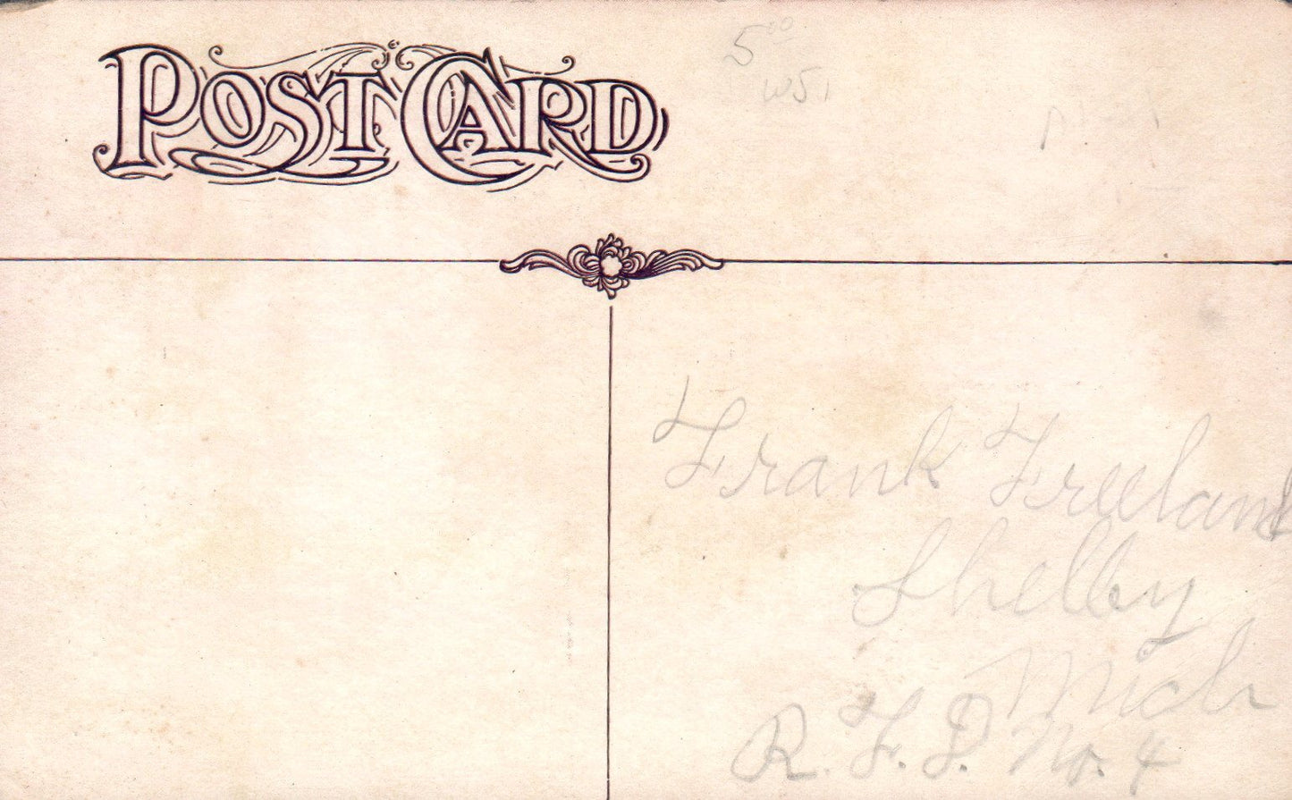 Hannaford's Cafeteria Service, Grand Rapids MI Michigan Mich. Postcard