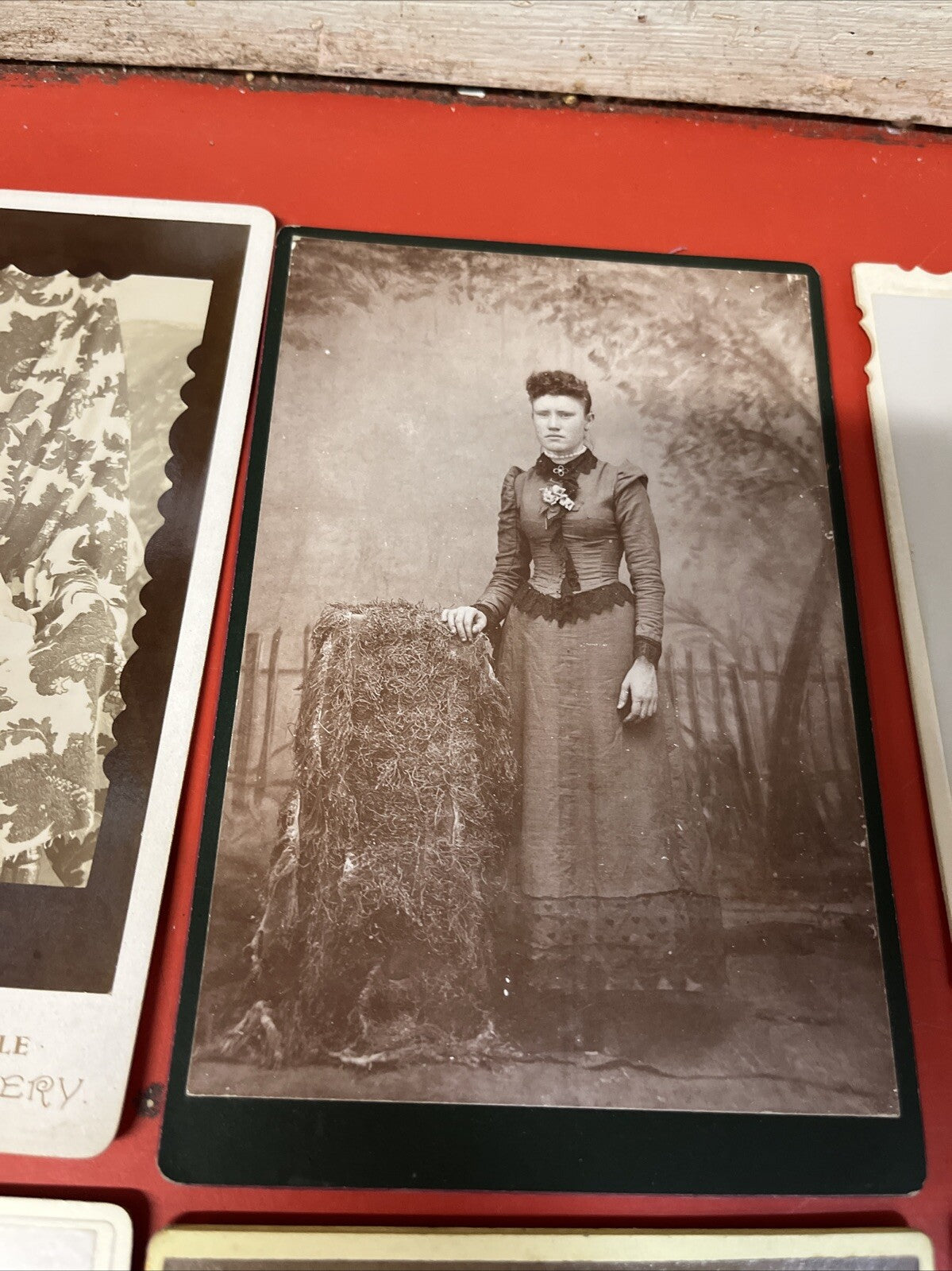 antique cabinet card lot of 6 studios