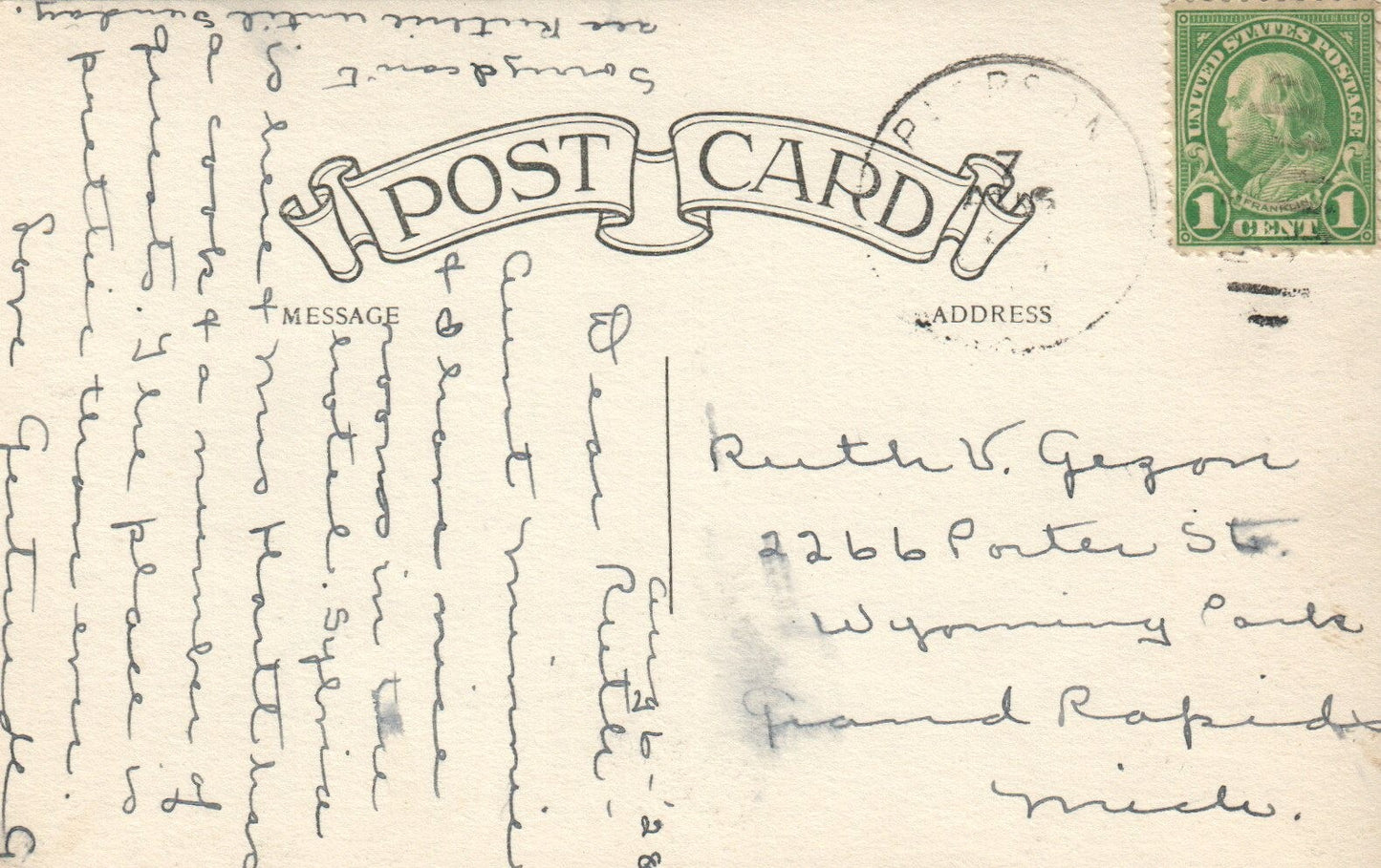 Hartie Resort on White Fish Lake MI Michigan Mich Postcard