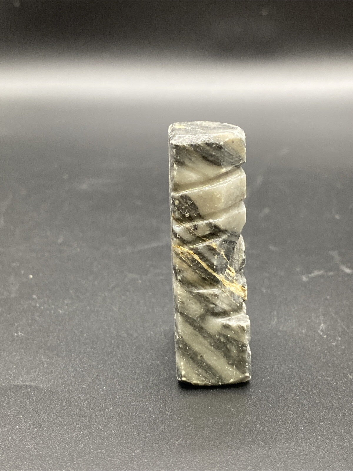 2 1/4" GRAY Marble  Onyx Stone Replacement Bishop Chess Piece GREY