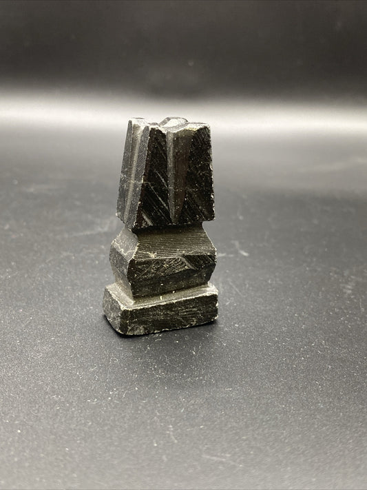 2" BLACK ROOK  Marble  Onyx Stone Replacement Chess Piece