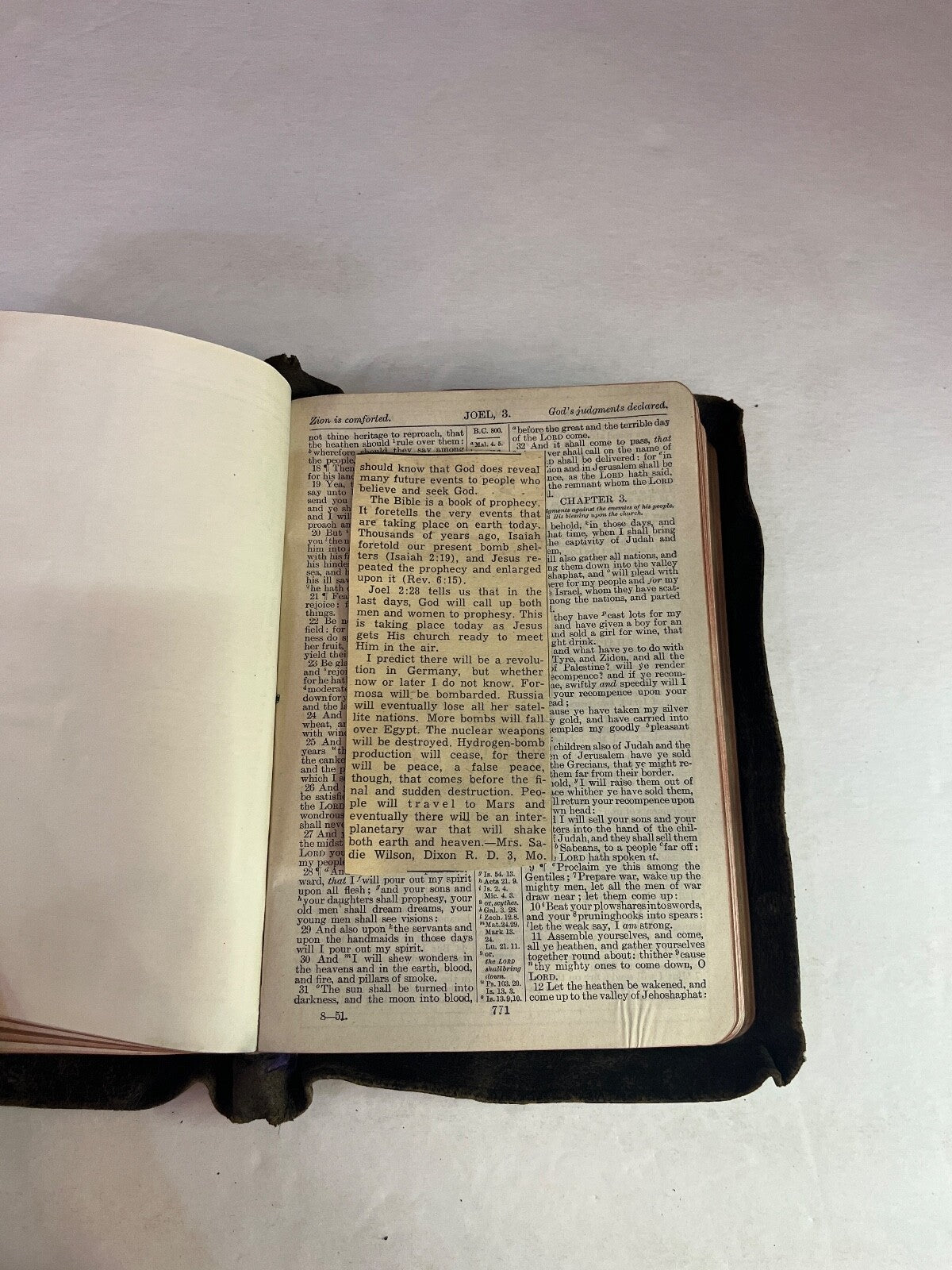 Antique Thomas Nelson & Sons Holy Bible Old and New Testaments Teacher's Edition