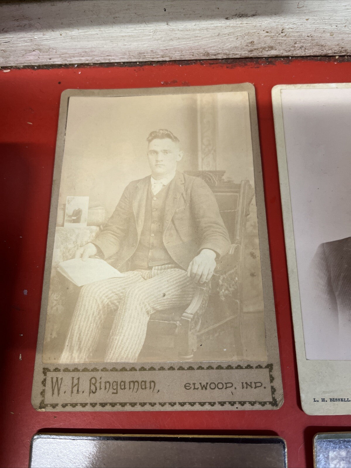 antique cabinet card lot of 6