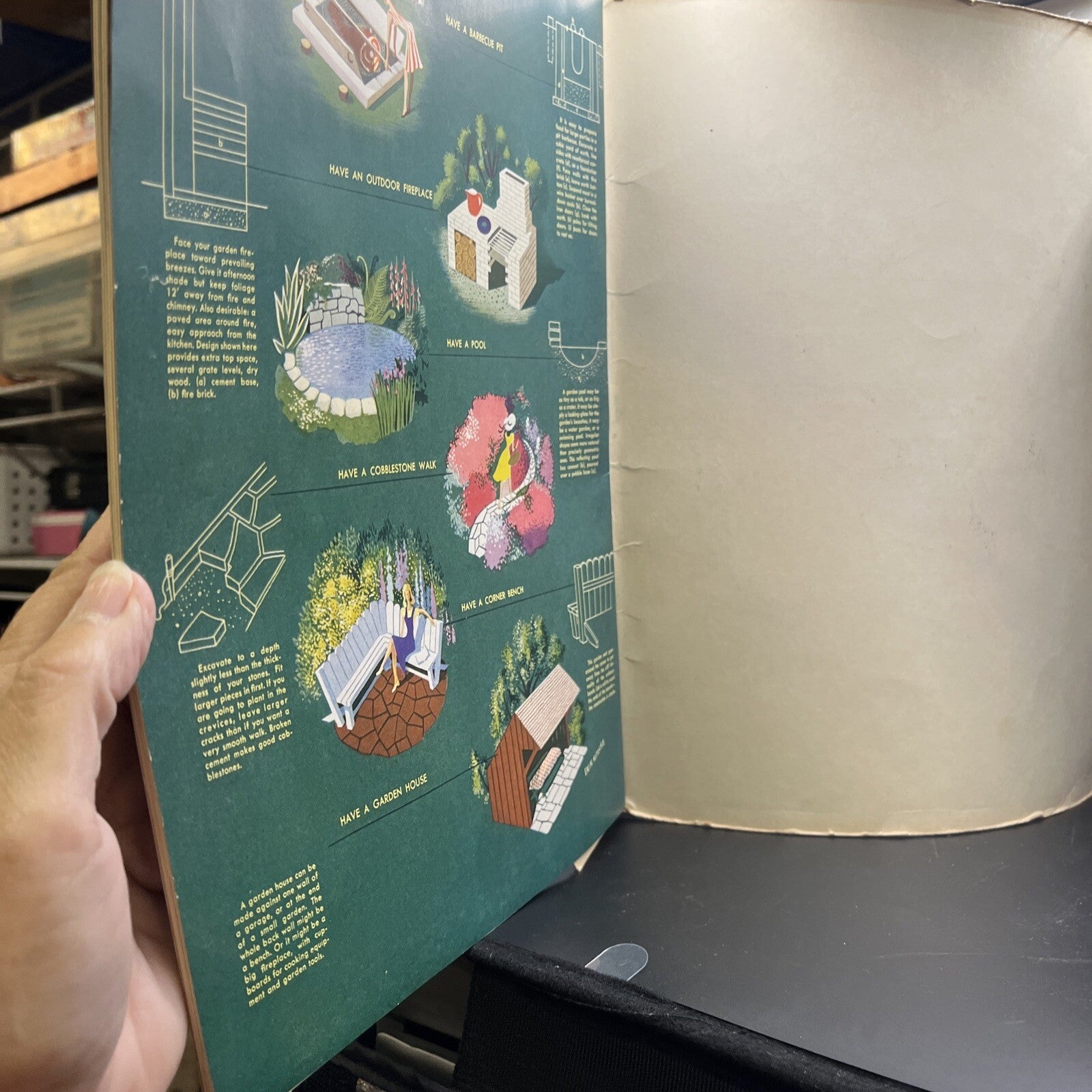 WW2 1944 Homefront Popular Home Magazine Ideas Pak United States Gypsum 1940's