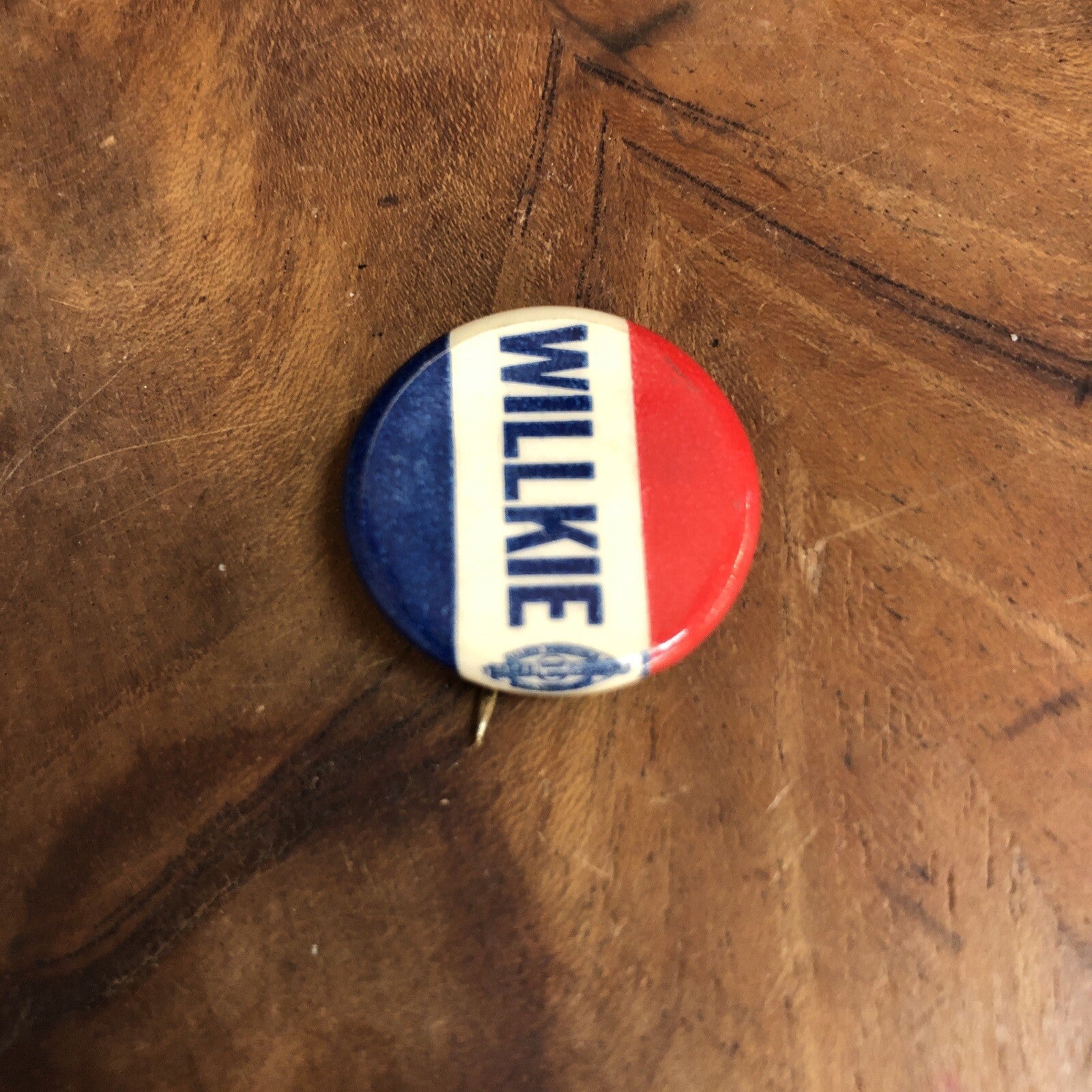 Willkie Celluloid 7/8" Political Pin