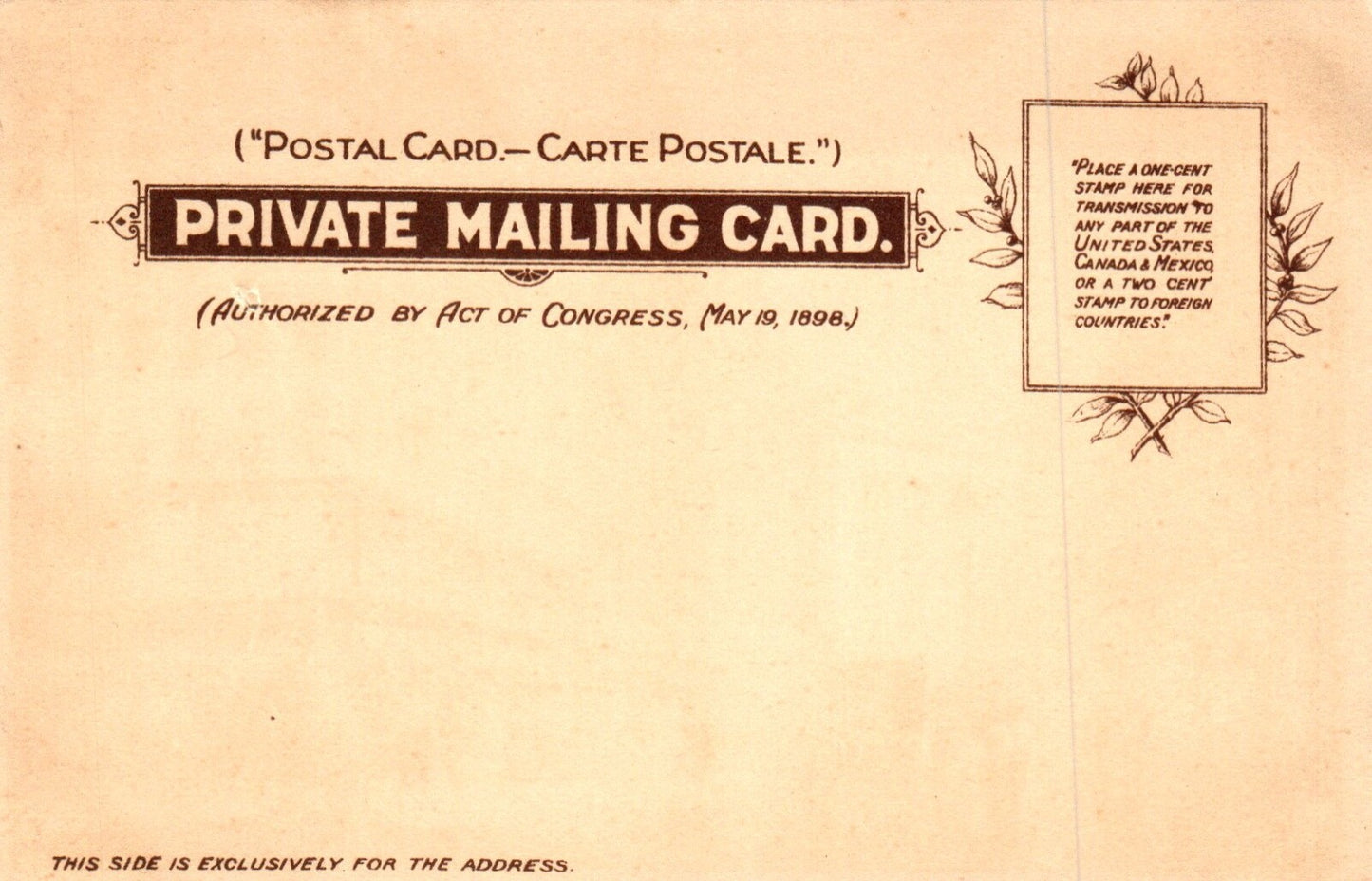 Corner State & Madison Streets Tuck Private Mailing Chicago Illinois IL Postcard