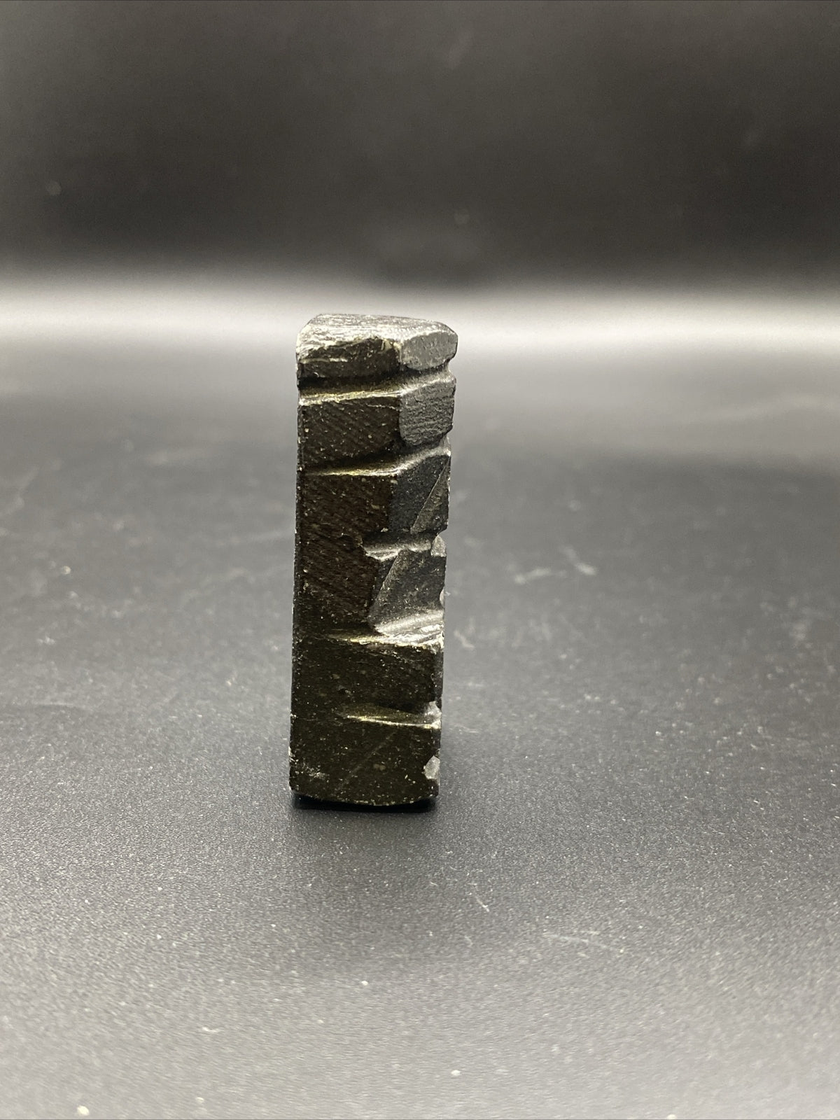 2 1/4" BLACK  Marble  Onyx Stone Replacement Bishop Chess Piece