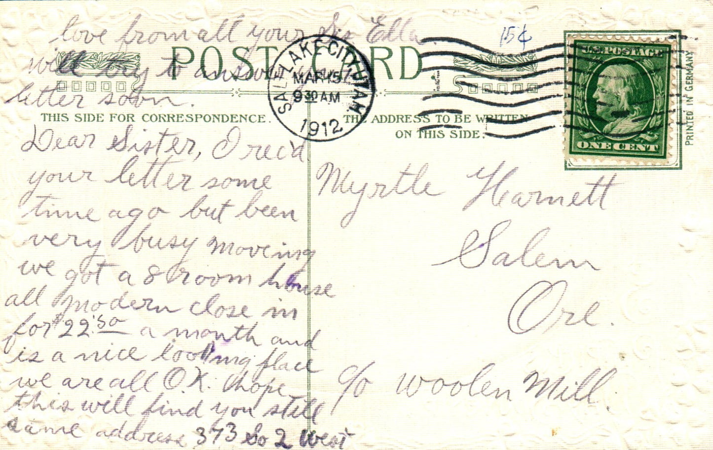 1912 Winsch St Patrick's Day Irish Ireland Eagles Nest Killarney