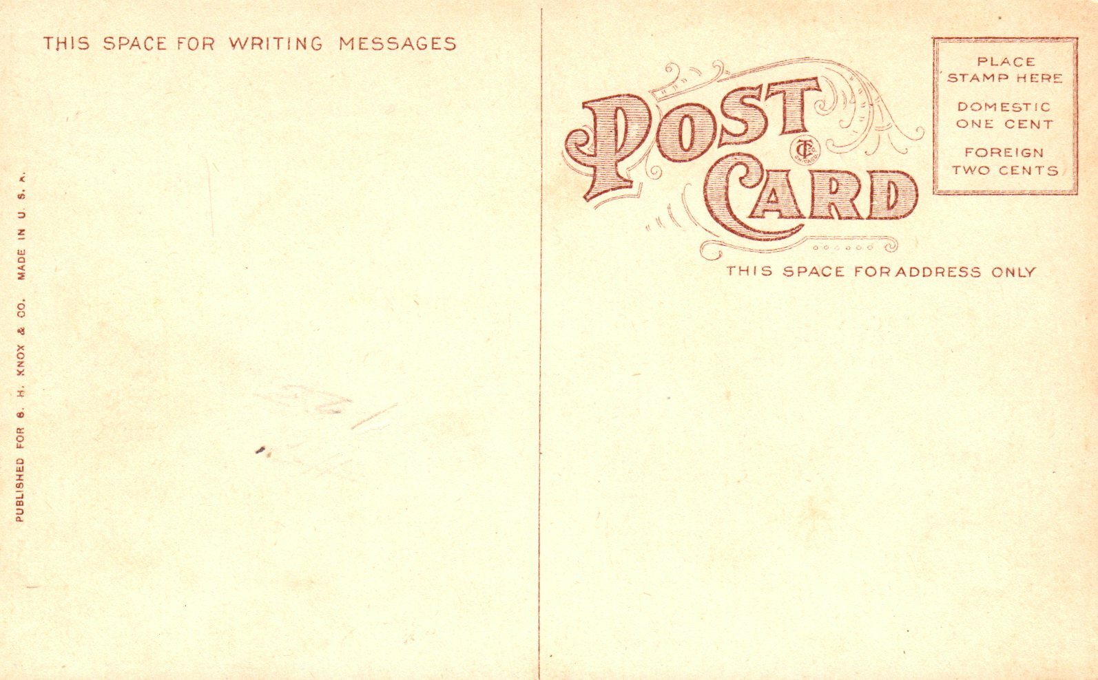 Westport High School Kansas City  MO Missouri Postcard