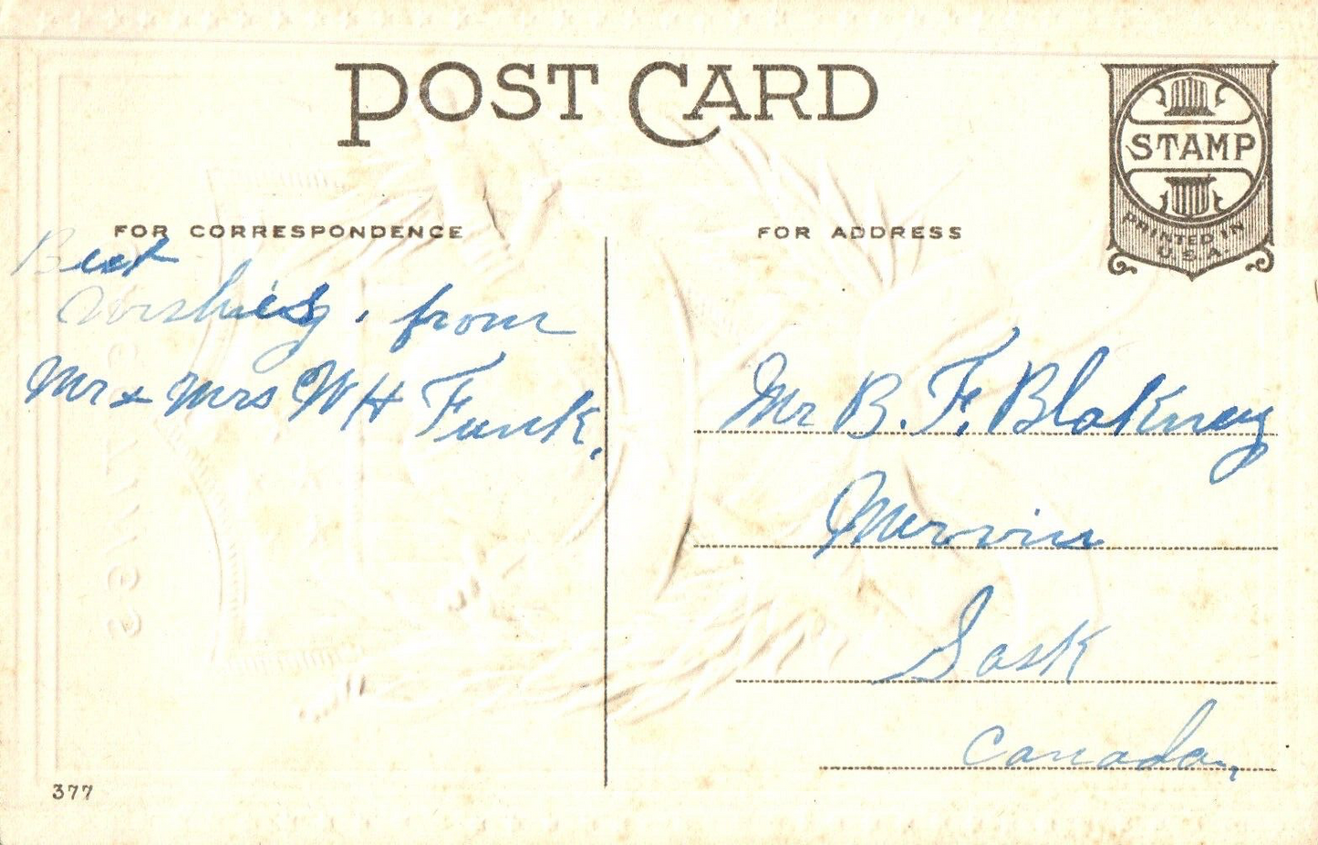 GAR Grand Army Republic Hat with Sword Vintage Patriotic Postcard