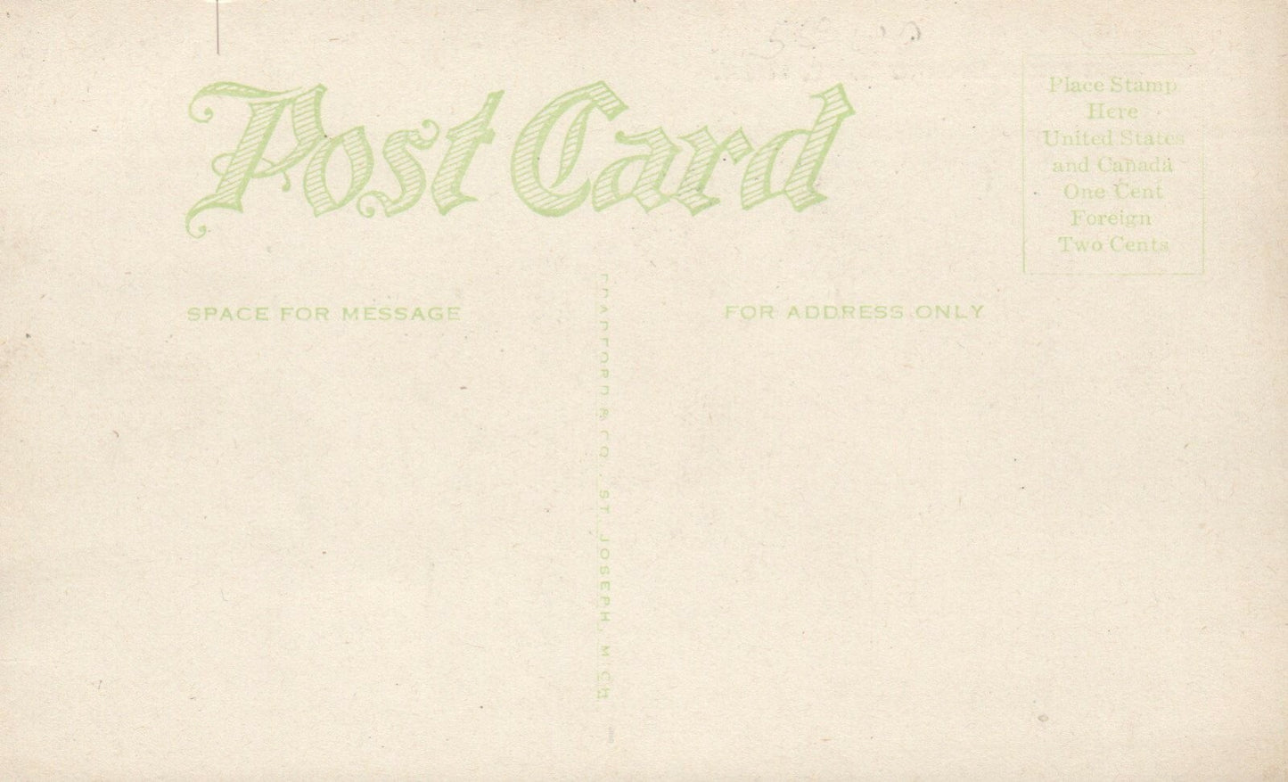 Greetings from Spring Lake Thum's Point Mich Mi Michigan Postcard