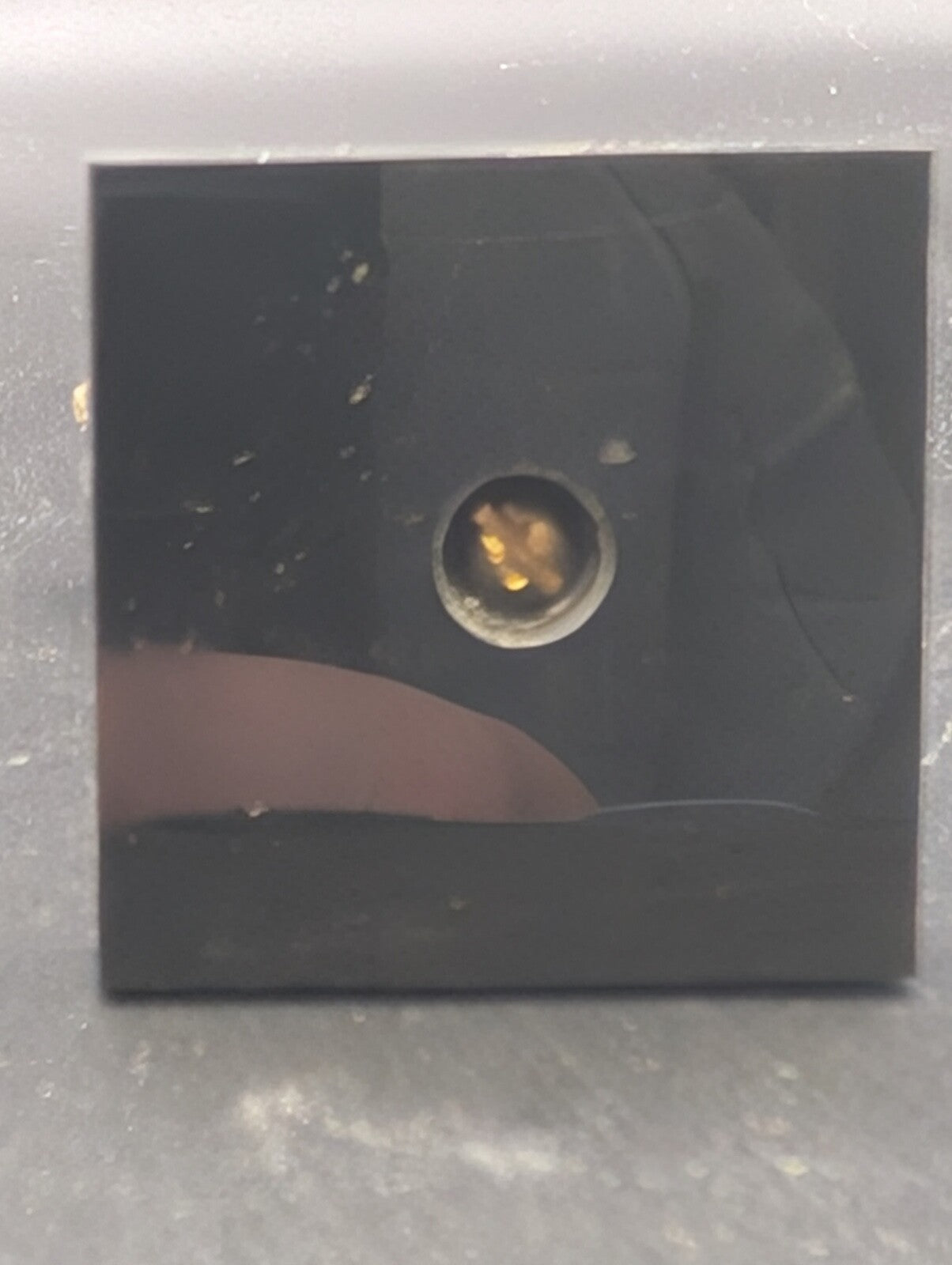 Vintage Brass Cycladic small statue abstract man woman art deco mid century