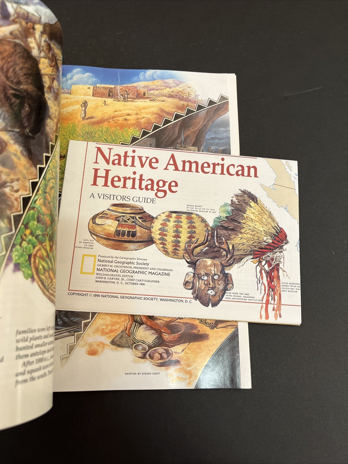 October 1991 National Geographic Magazine "1491 America Before Columbus"
