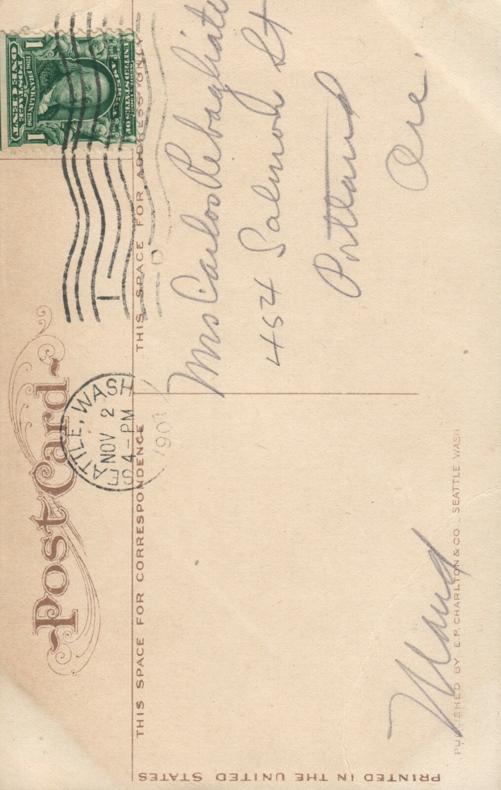827 Cathedral Of The Sacred Heart Seattle Washington Postcard WA