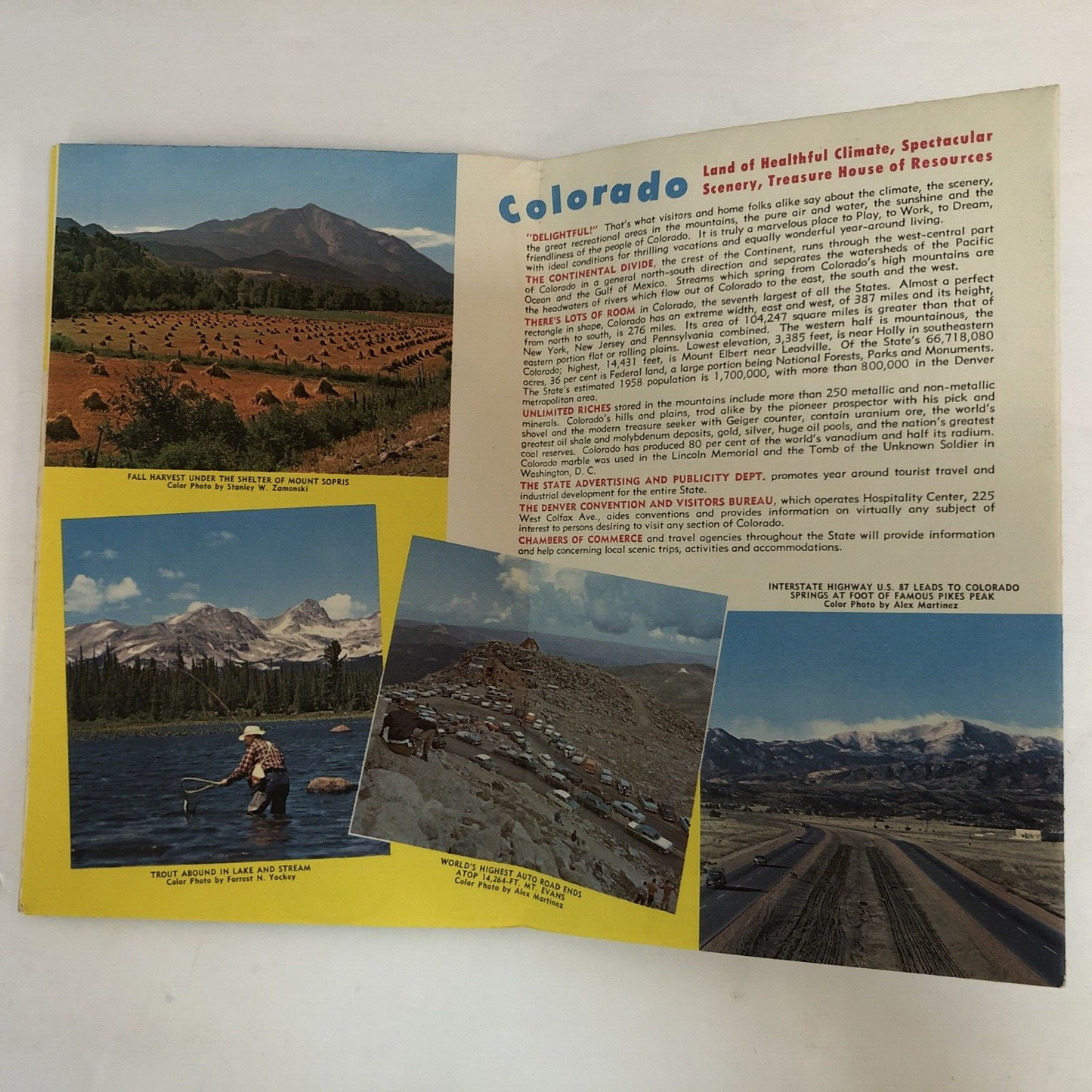 2 Colorado CO Tourist Guides Map Booklets Union Pacific Railroad & Dept of Hwy