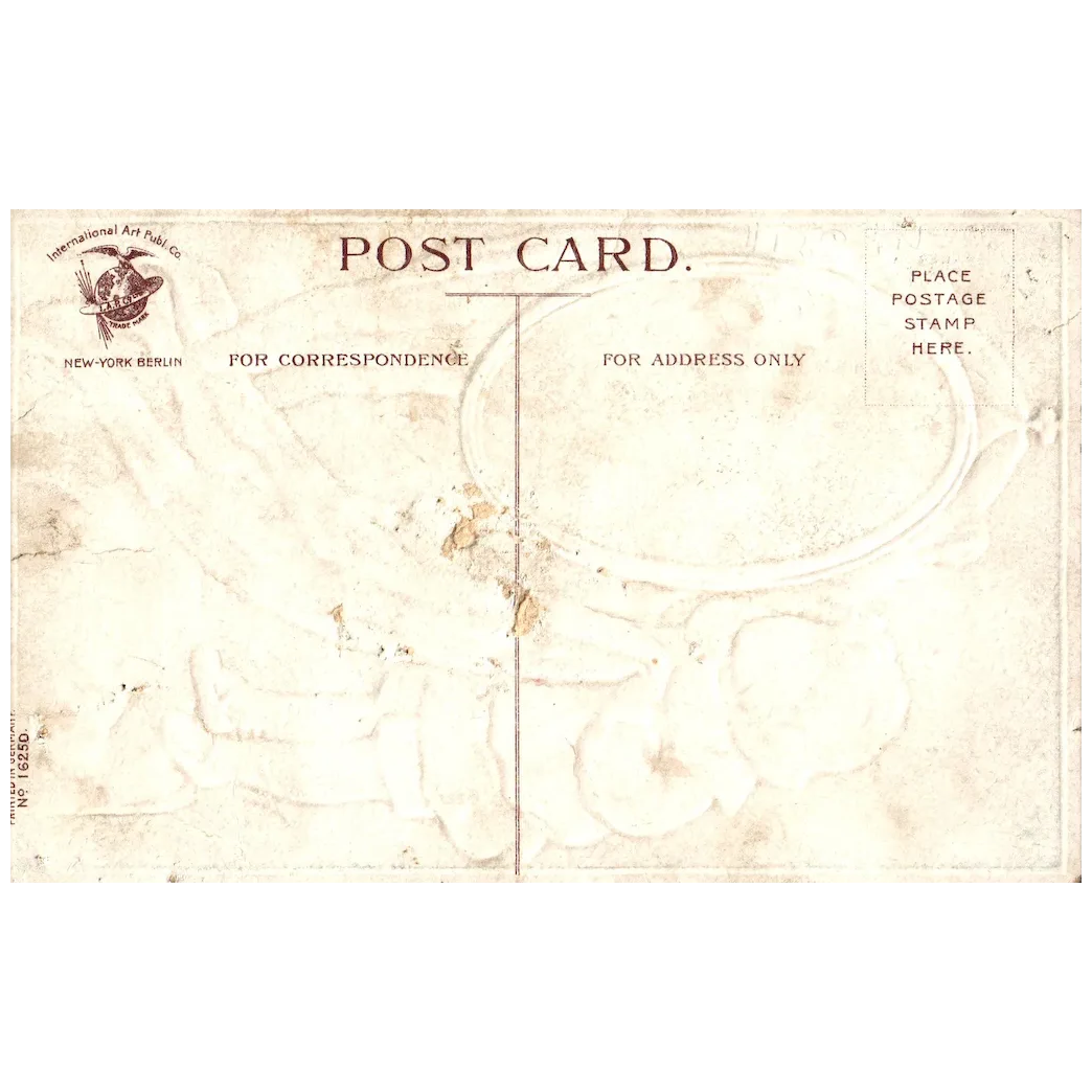 Liberty & Union Now & Forever Little Girl & George Washington Patriotic Postcard