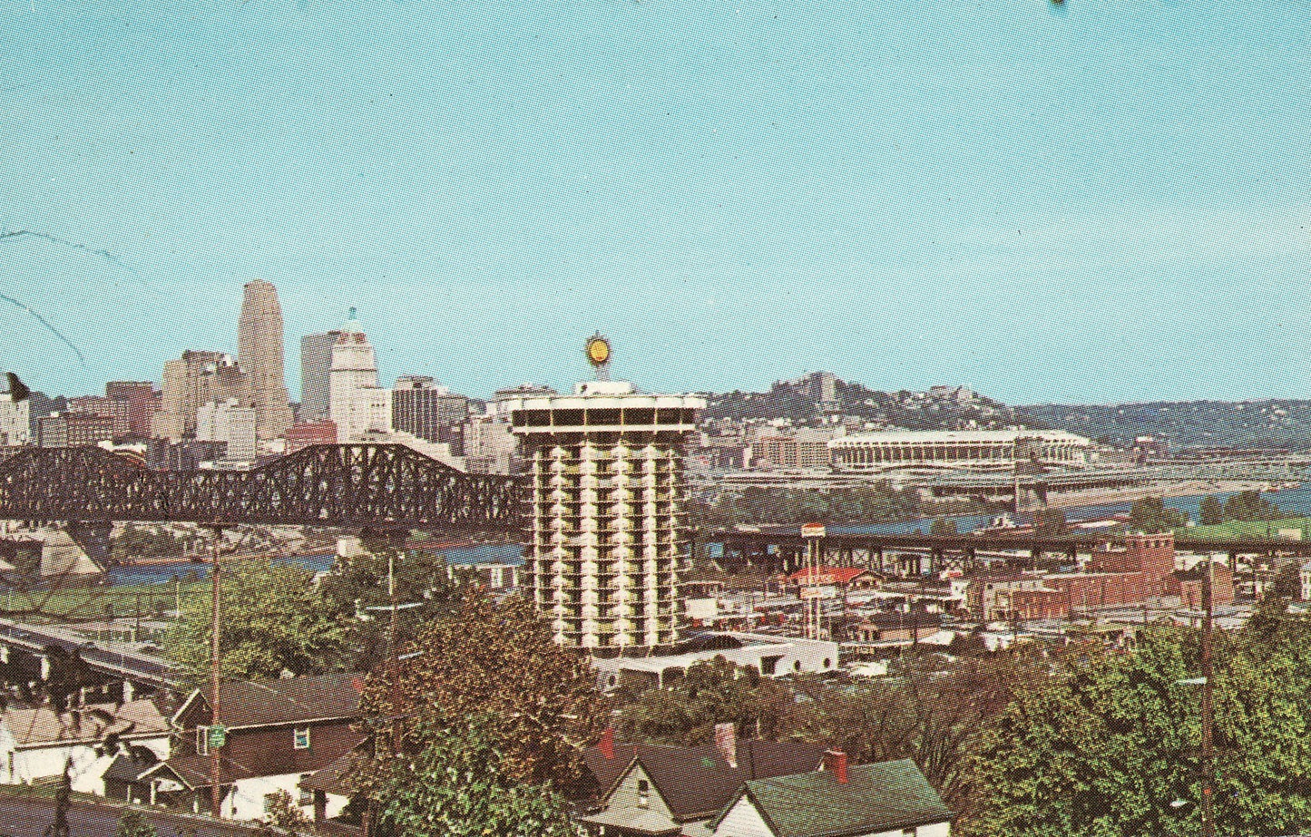Riverview Hotel Covington KY Postcard