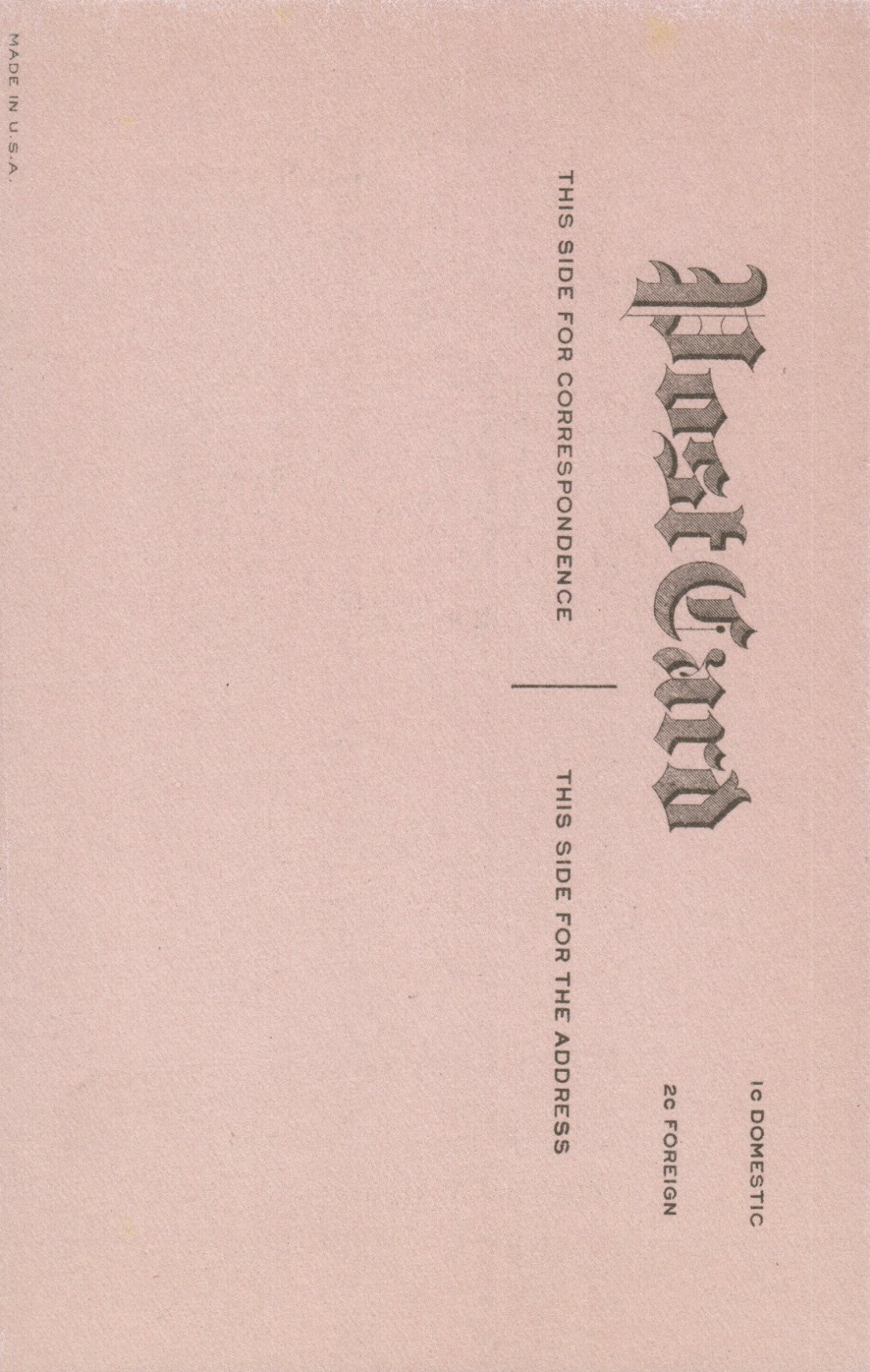 Pink Background Wood Cross Greenery Flowers Easter Postcard