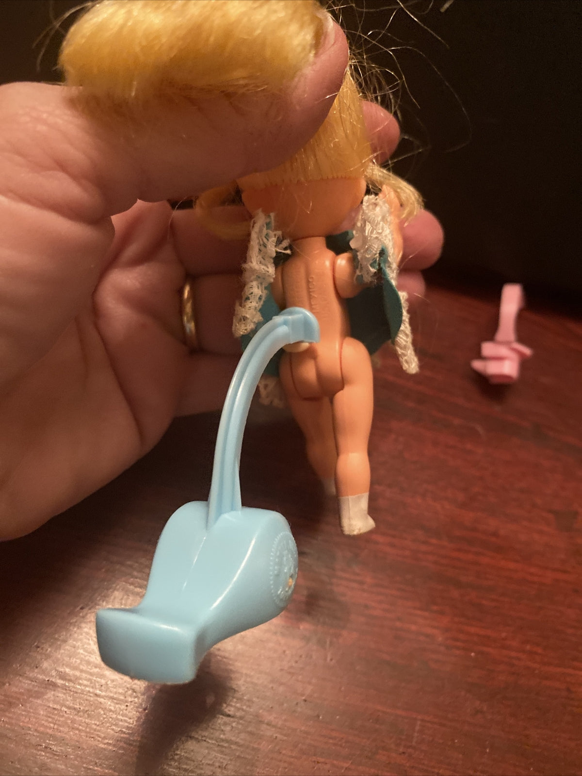 Mattel Liddle Kiddles Suki Skediddle with Pusher Walker Skediddler Works 1968-70