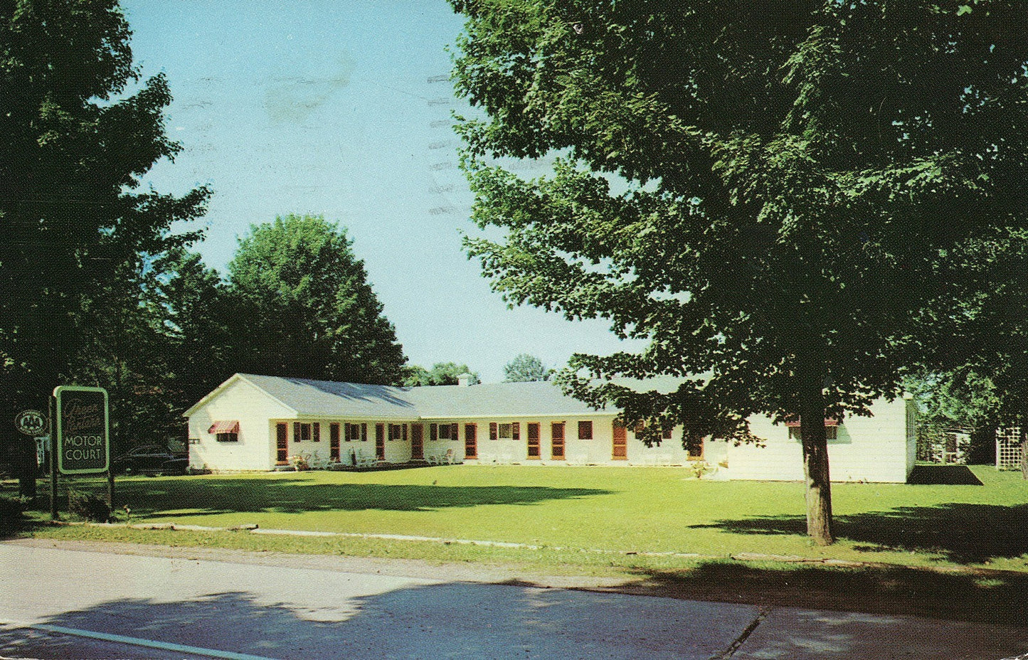 Green Latern Motel Motor Court Rome NY Motel Postcard