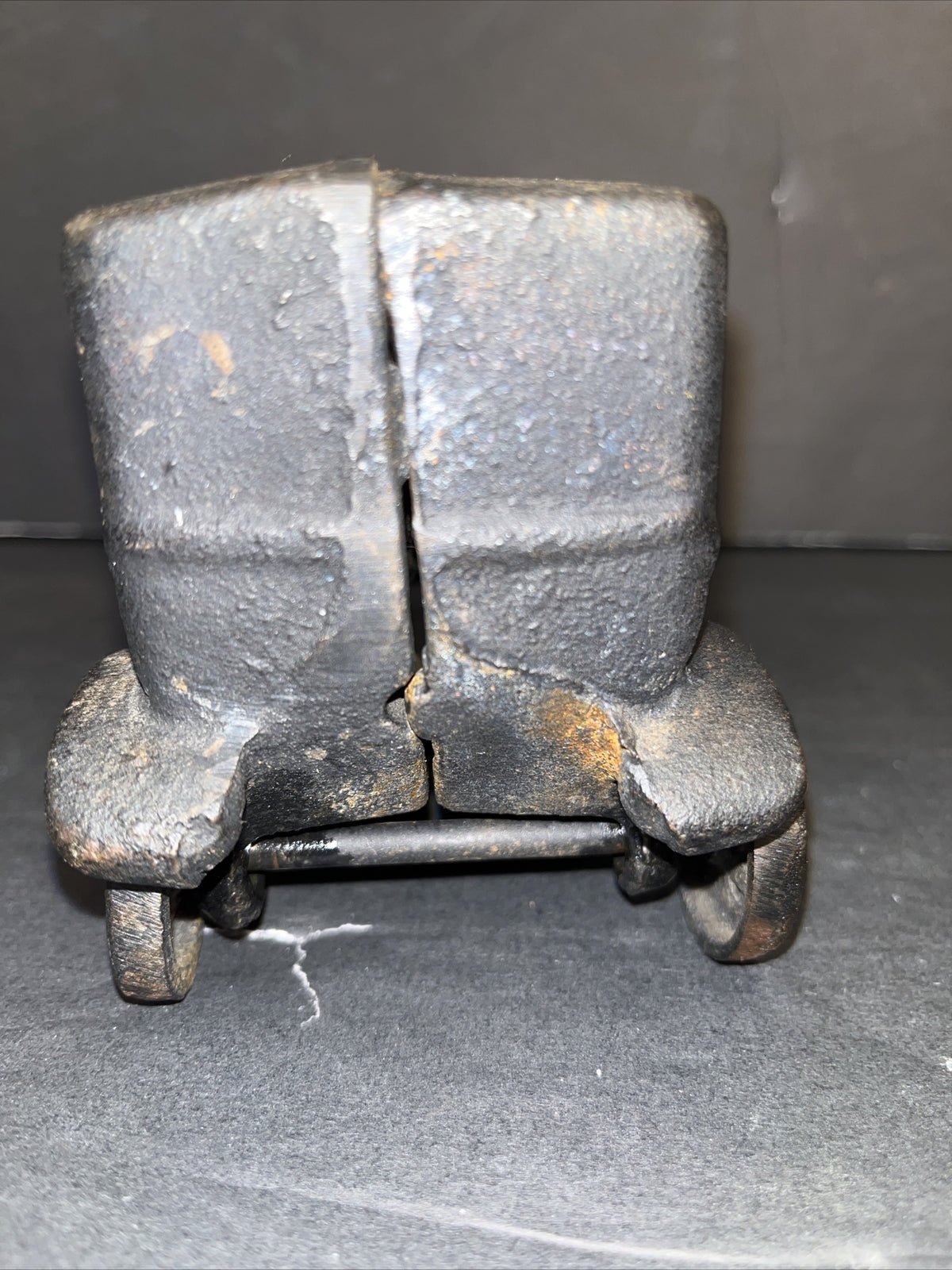 ✅ Antique Rare 1918 Cast Iron FORD MODEL T JM 135 Black Toy art Car Over 2 lbs