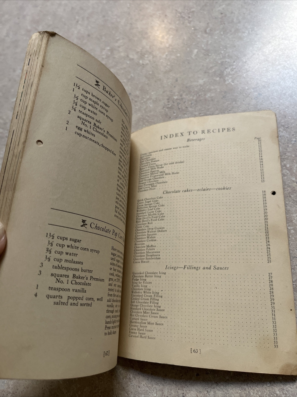 WALTER BAKER & Co 1928 Recipe Booklet Chocolate Breakfast Cocoa Dorchester Mint
