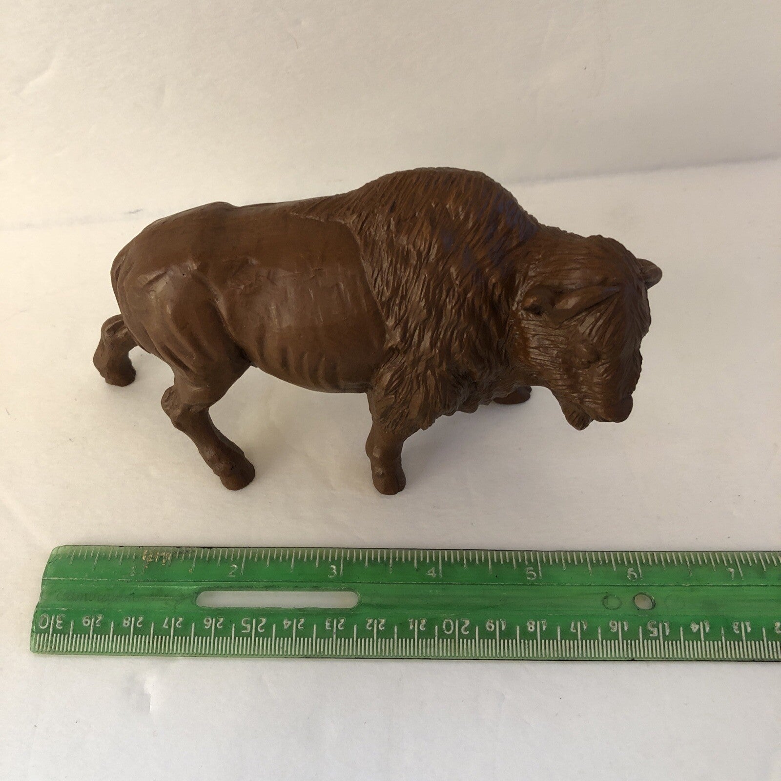 American Bison Buffalo Red Mill Mfg Western Americana Resin 6" x 3-1/2" x 3"