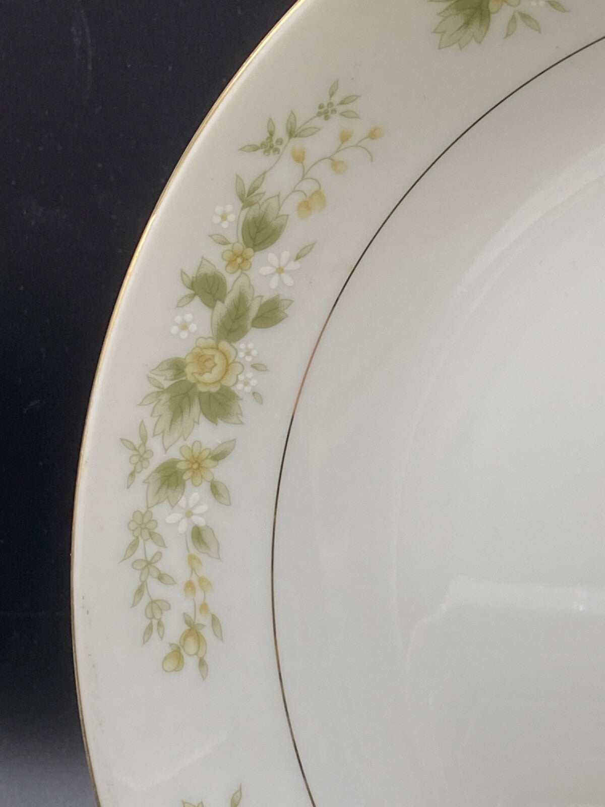 Vintage Soup Bowl Fine China Natalie 3904 Floral Made in Japan 7 7/8" Set of 8