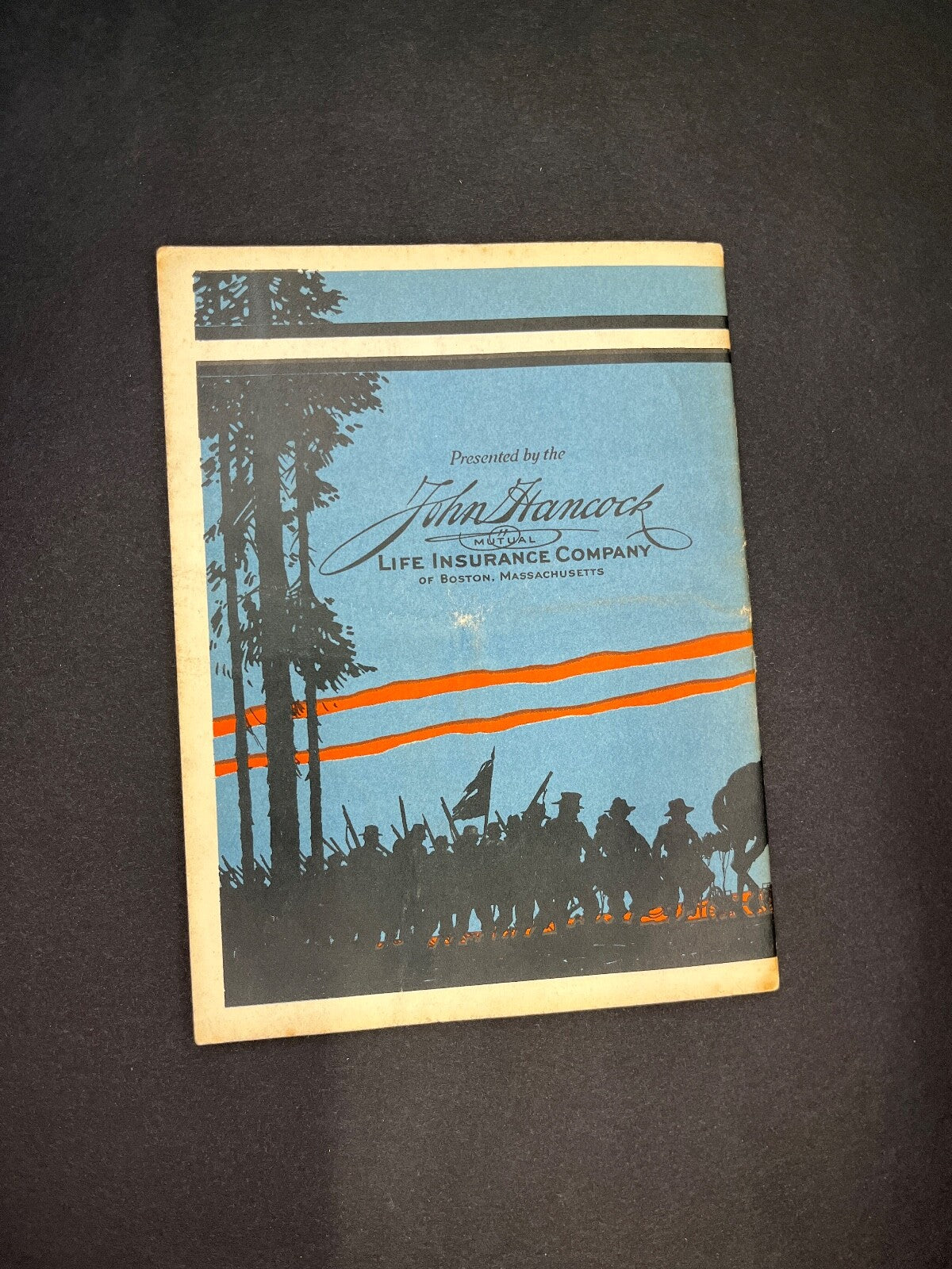 Vintage Robert E. Lee "The Beloved General" John Hancock Life Insurance Ad Book
