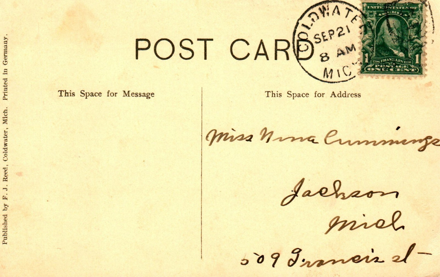 Cottage State Public School Coldwater Michigan MI Black Americana Baby Carriage