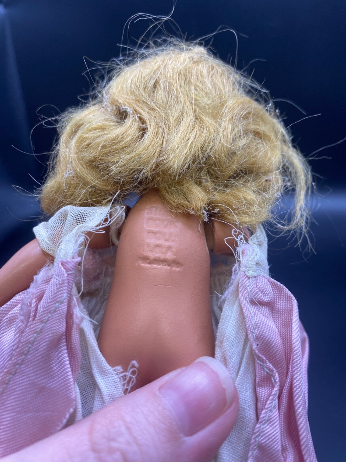 6" Story Book DOLL in pink dress Vintage