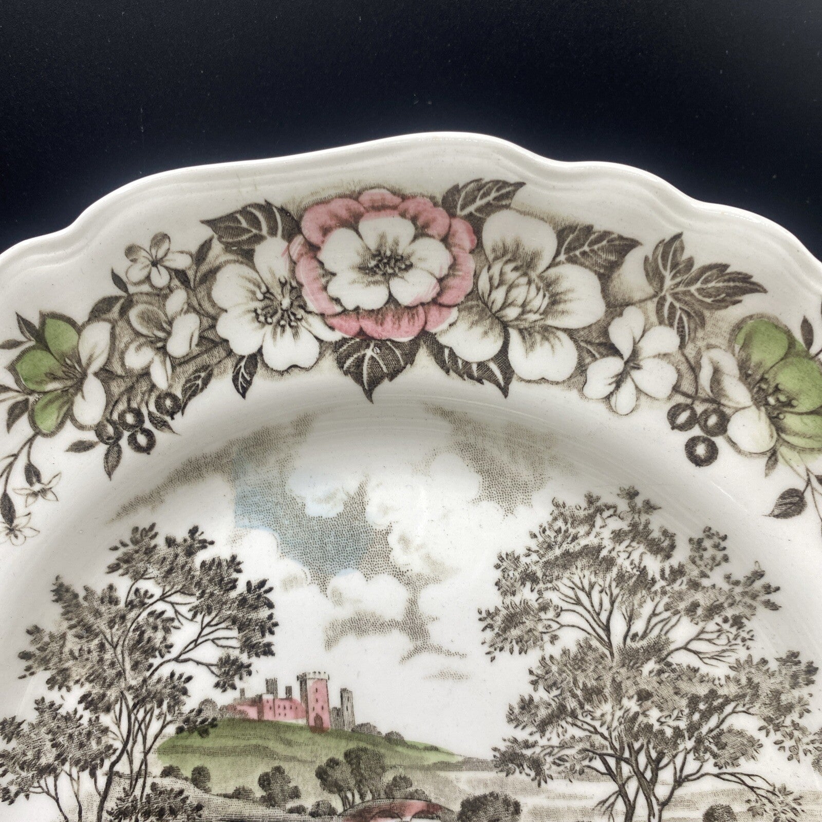 6 10" Dinner Plates English Staffordshire J & G Meakin Stratford-On-Avon
