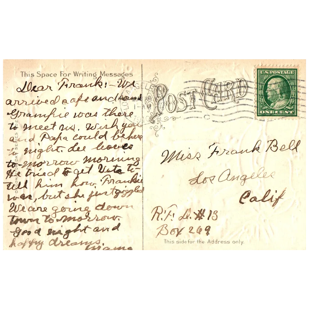 Today And Yesterday Two American Veterans Vintage Patriotic Postcard