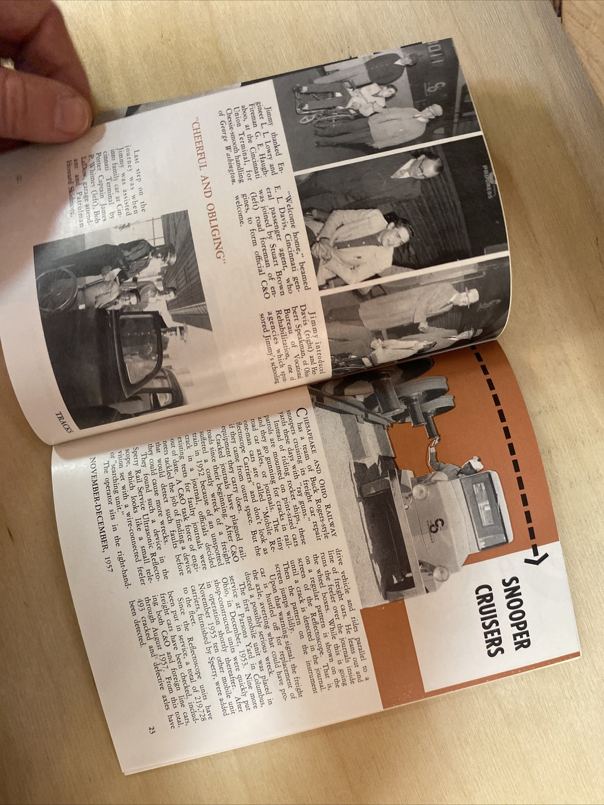 November December 1957 TRACKS MAGAZINE CHESAPEAKE & OHIO RAILROAD RR TRAINS