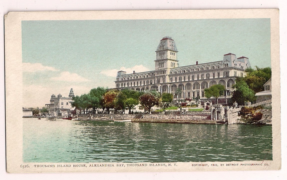 Early Thousand Islands House Alexandria Bay NY New York 6516 Detroit Publishing