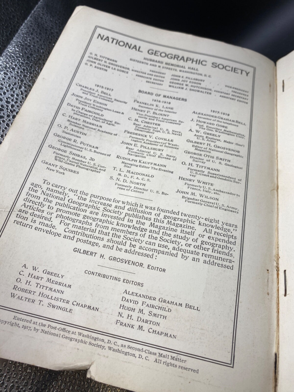 RARE National Geographic-JAN 1917 100 BRITISH SEAPORTS.