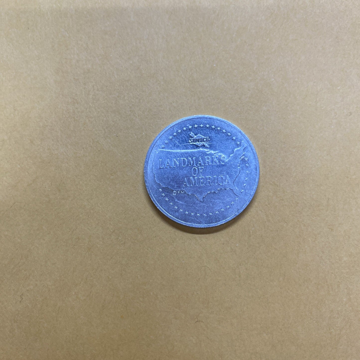 Vintage Diamond Head HI Sunoco Oil Commemorative Token Landmarks of America Line