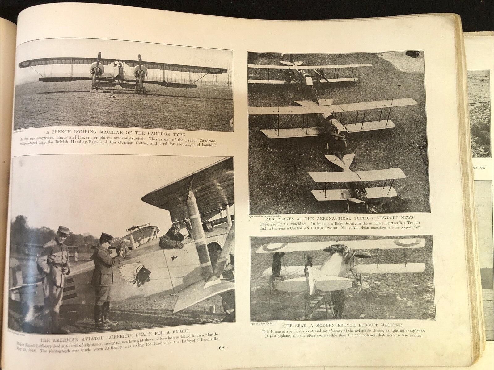 World War I Pictorial Book Oversized - Missing covers and pages 1-4